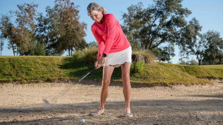 The difference between hitting fairway and greenside bunker shots