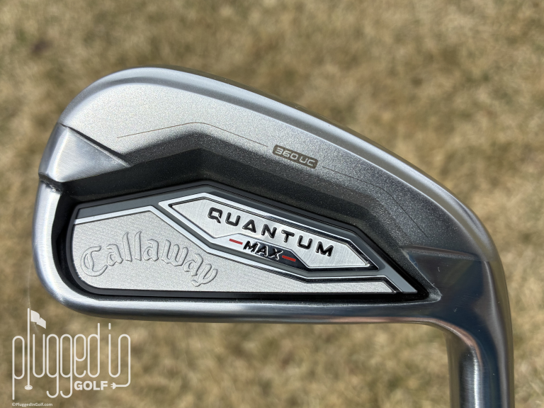 This is a picture of the back of the Callaway Quantum Max irons