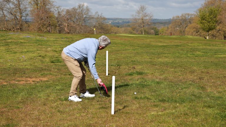 Golfer Shifted A Movable Obstruction That Was Out Of Bounds