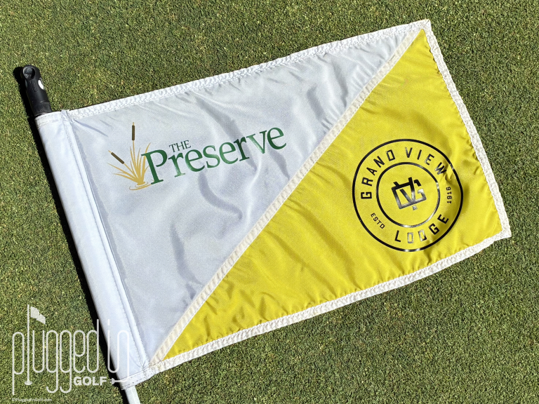 The Preserve at Grand View Lodge pin flag